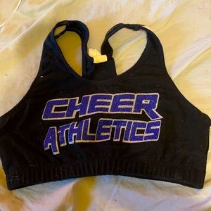 Cheer athletics sports bra